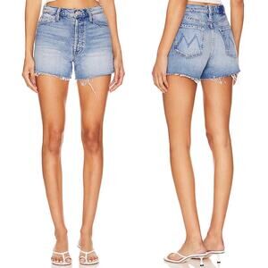 MOTHER The Skipper Long N Fray Cutoff Shorts Leap At The Chance Women’s Size 24